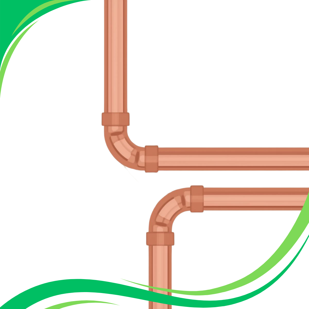 New copper piping